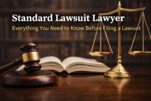 Standard lawsuit lawyer explaining the civil lawsuit process in the United States