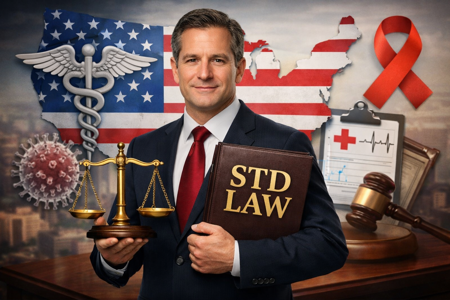 STD lawyer in the USA explaining civil lawsuit options for STD-related cases